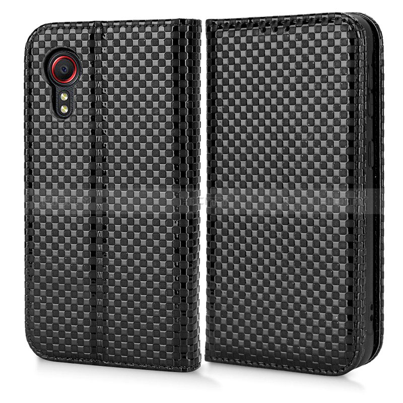 Funda de Cuero Cartera con Soporte Carcasa C03X para Samsung Galaxy XCover 5 SM-G525F