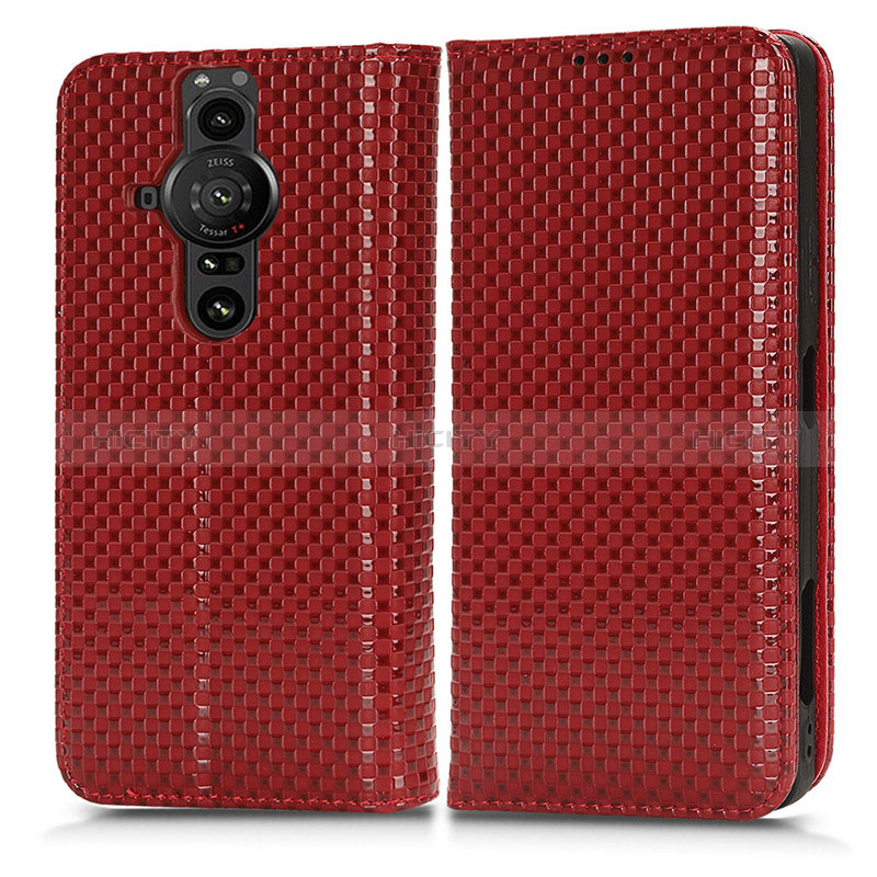 Funda de Cuero Cartera con Soporte Carcasa C03X para Sony Xperia PRO-I