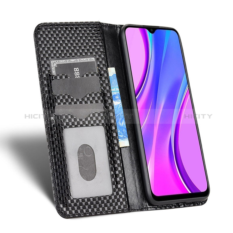 Funda de Cuero Cartera con Soporte Carcasa C03X para Xiaomi Redmi 9C NFC