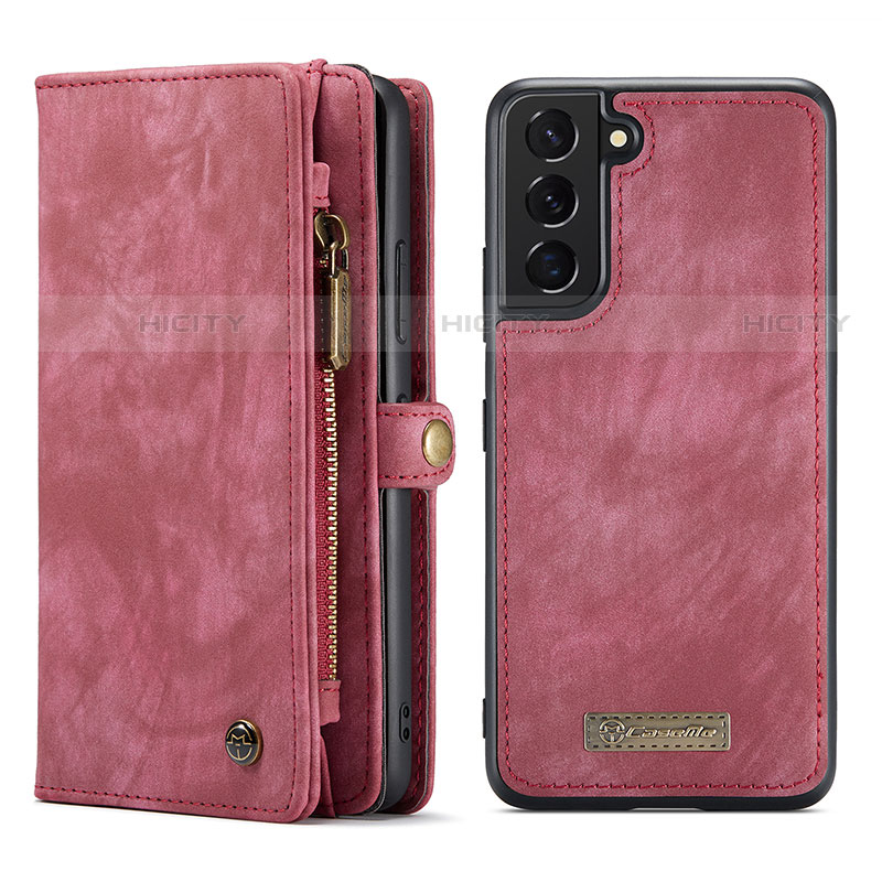 Funda de Cuero Cartera con Soporte Carcasa C04S para Samsung Galaxy S21 5G