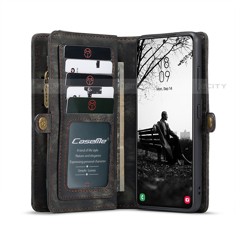 Funda de Cuero Cartera con Soporte Carcasa C04S para Samsung Galaxy S21 5G