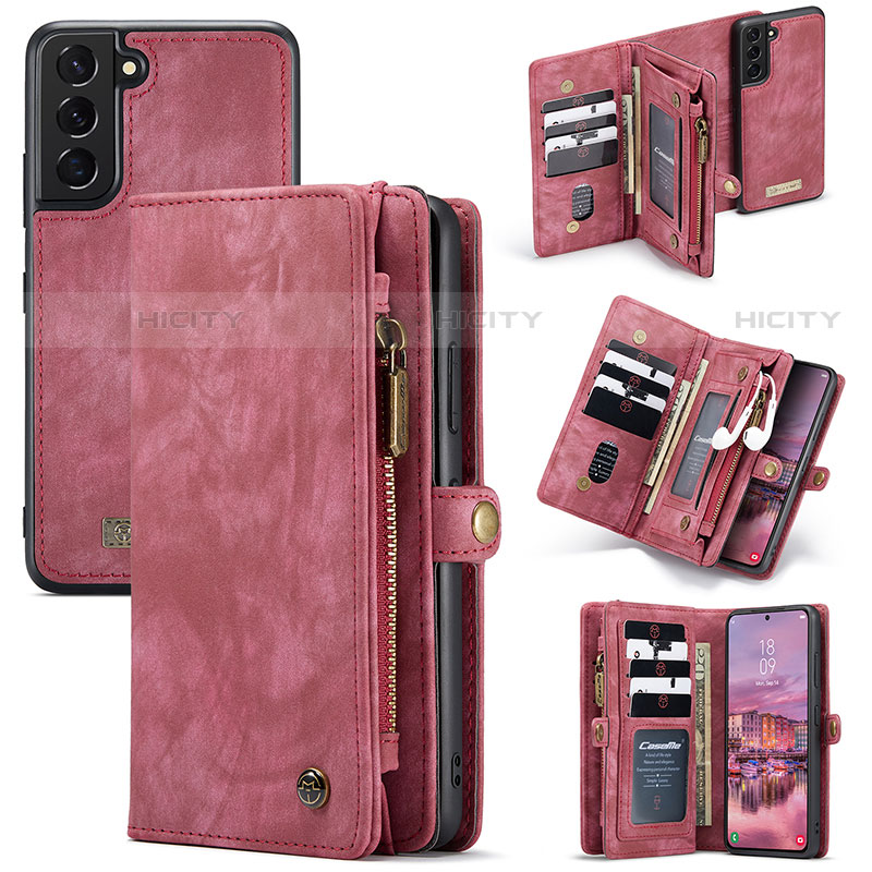 Funda de Cuero Cartera con Soporte Carcasa C04S para Samsung Galaxy S21 Plus 5G