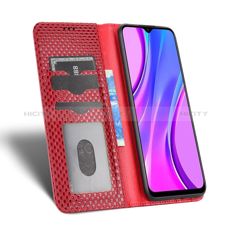 Funda de Cuero Cartera con Soporte Carcasa C04X para Xiaomi POCO C3