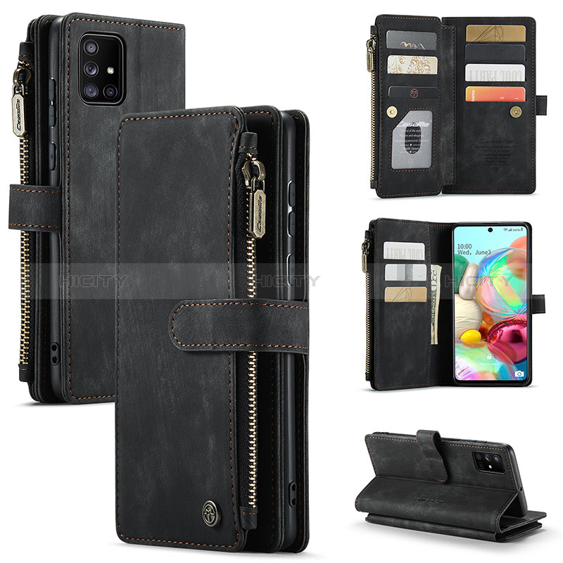 Funda de Cuero Cartera con Soporte Carcasa C05S para Samsung Galaxy A71 4G A715