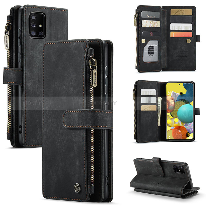 Funda de Cuero Cartera con Soporte Carcasa C05S para Samsung Galaxy M40S