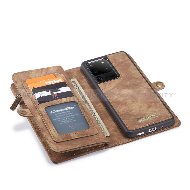 Funda de Cuero Cartera con Soporte Carcasa C05S para Samsung Galaxy S20 Ultra