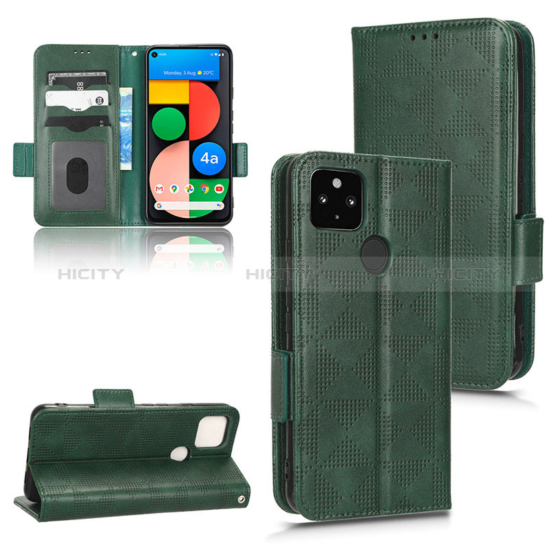 Funda de Cuero Cartera con Soporte Carcasa C05X para Google Pixel 4a 5G