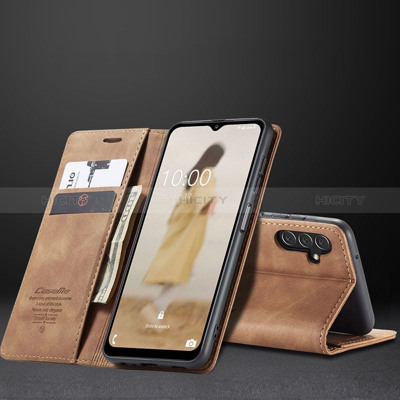 Funda de Cuero Cartera con Soporte Carcasa C09S para Samsung Galaxy A04s