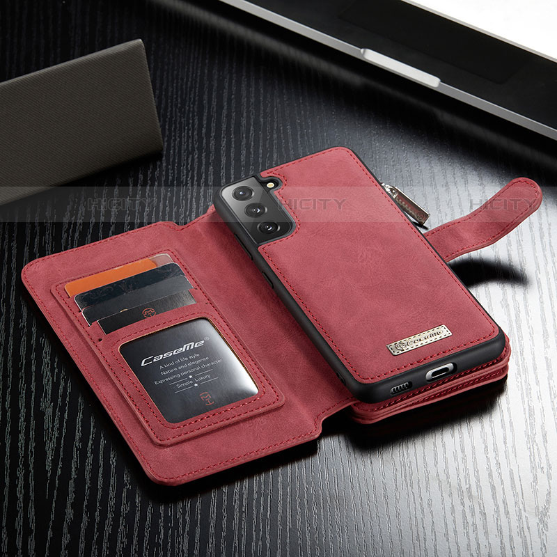 Funda de Cuero Cartera con Soporte Carcasa C12S para Samsung Galaxy S21 Plus 5G