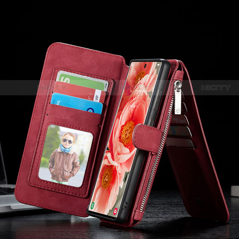 Funda de Cuero Cartera con Soporte Carcasa C12S para Samsung Galaxy S21 Ultra 5G