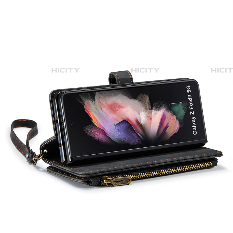 Funda de Cuero Cartera con Soporte Carcasa CS1 para Samsung Galaxy Z Fold4 5G