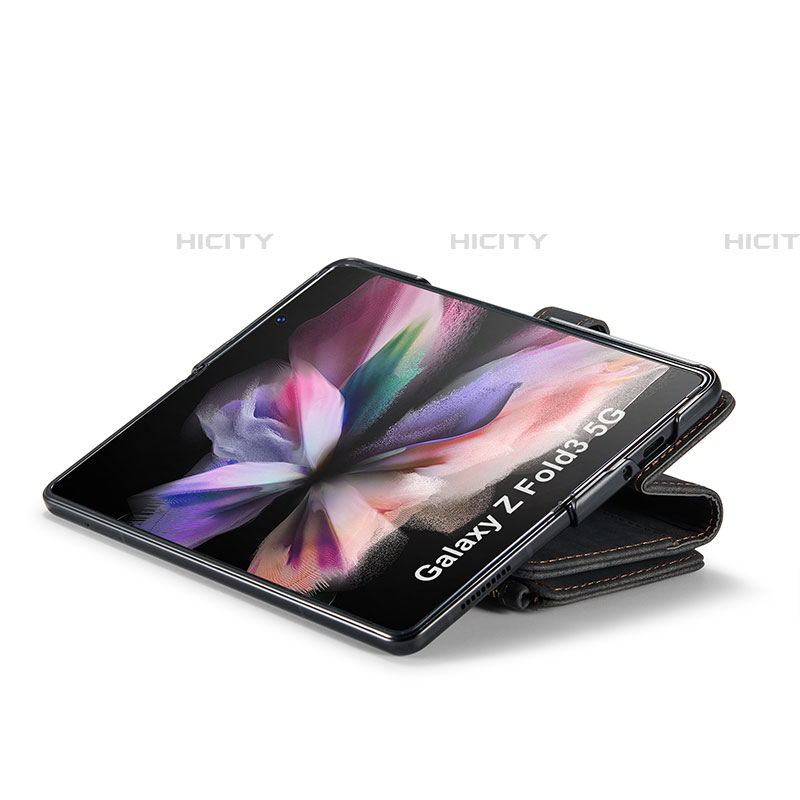 Funda de Cuero Cartera con Soporte Carcasa CS1 para Samsung Galaxy Z Fold4 5G