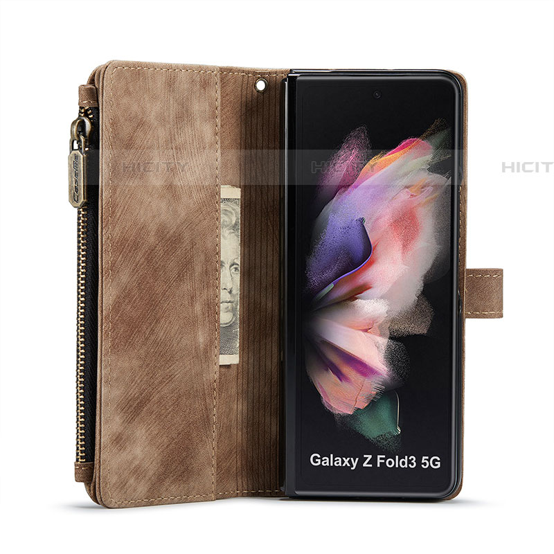 Funda de Cuero Cartera con Soporte Carcasa CS1 para Samsung Galaxy Z Fold4 5G