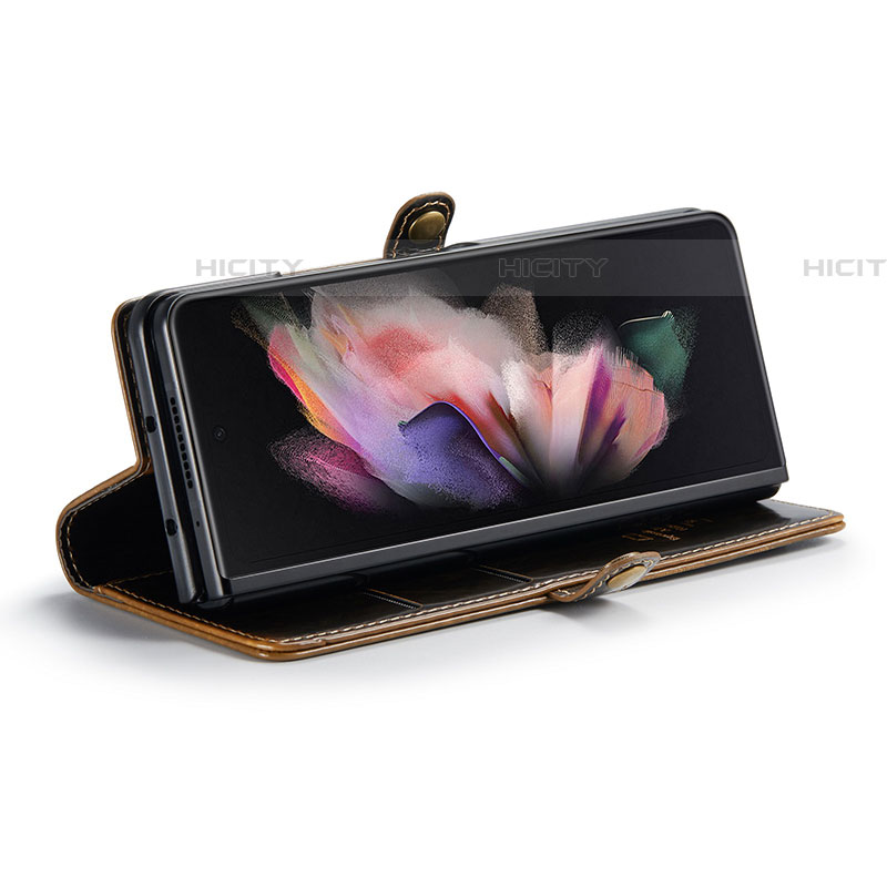 Funda de Cuero Cartera con Soporte Carcasa CS2 para Samsung Galaxy Z Fold4 5G