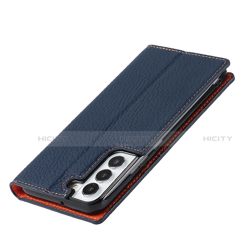 Funda de Cuero Cartera con Soporte Carcasa D01T para Samsung Galaxy S21 5G