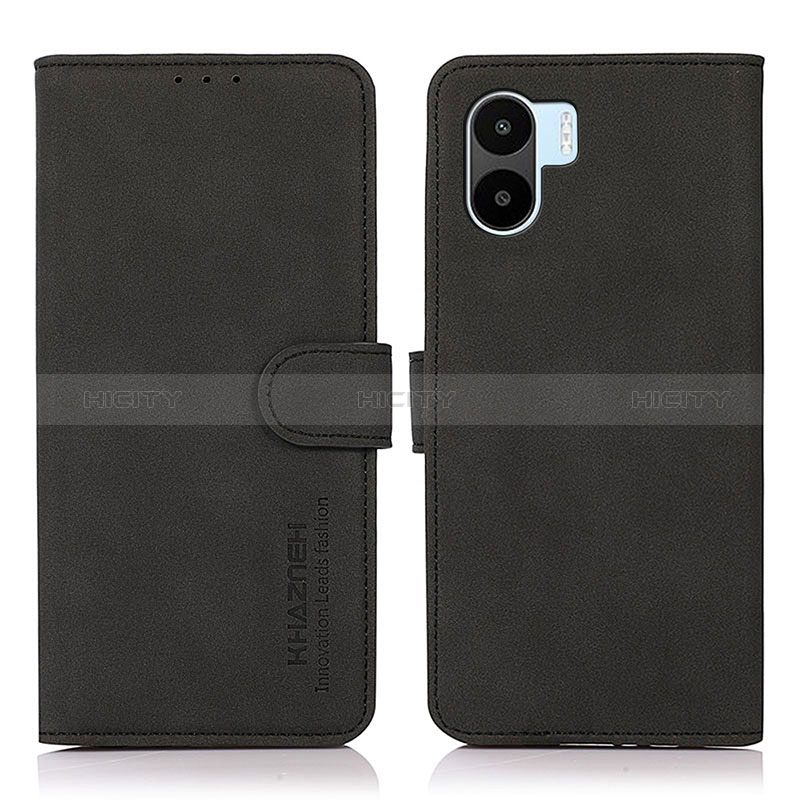 Funda de Cuero Cartera con Soporte Carcasa D01Y para Xiaomi Redmi A1 Negro