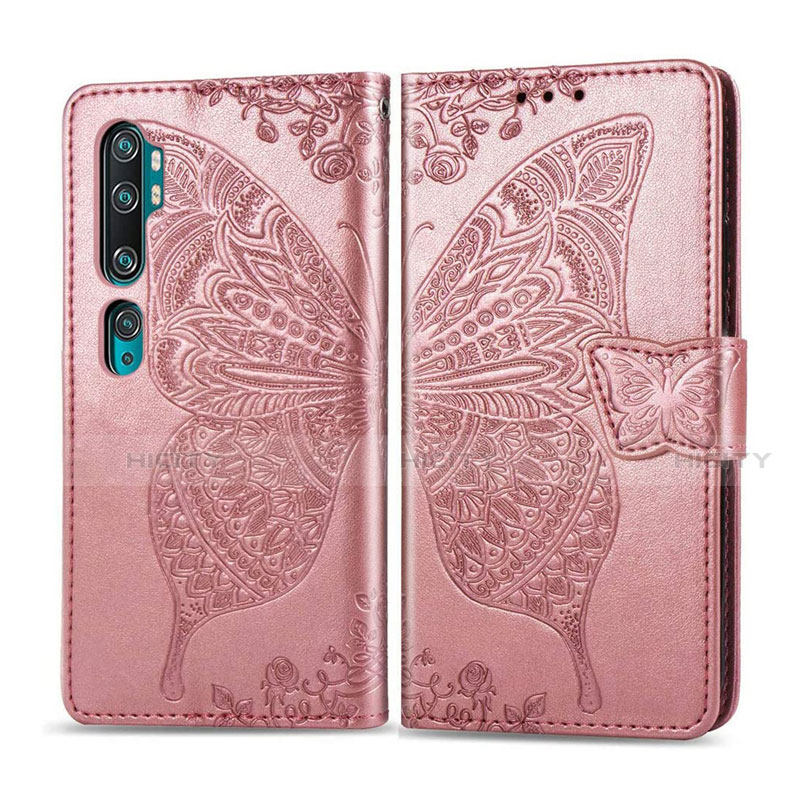 Funda de Cuero Cartera con Soporte Carcasa D02 para Xiaomi Mi Note 10