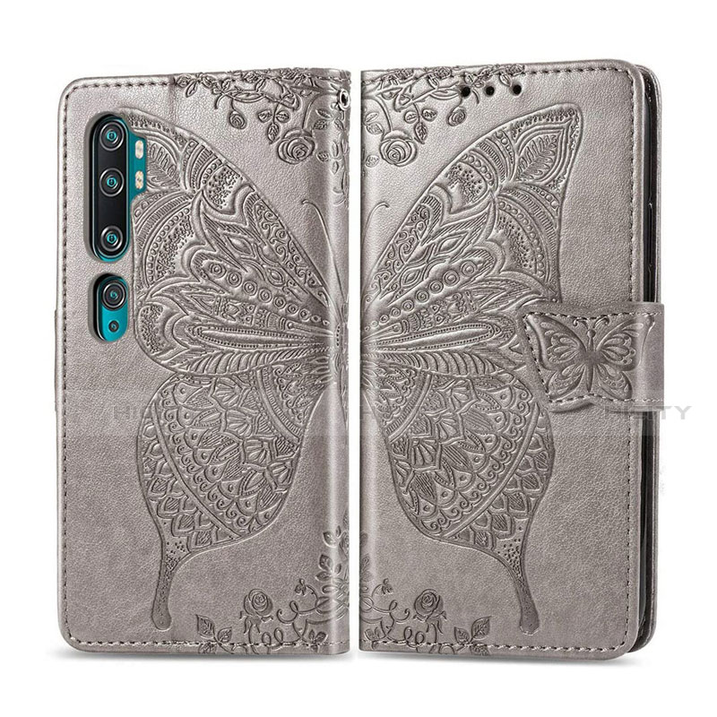 Funda de Cuero Cartera con Soporte Carcasa D02 para Xiaomi Mi Note 10