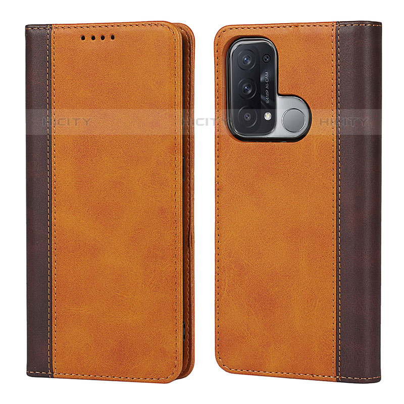 Funda de Cuero Cartera con Soporte Carcasa D02T para Oppo Reno5 A