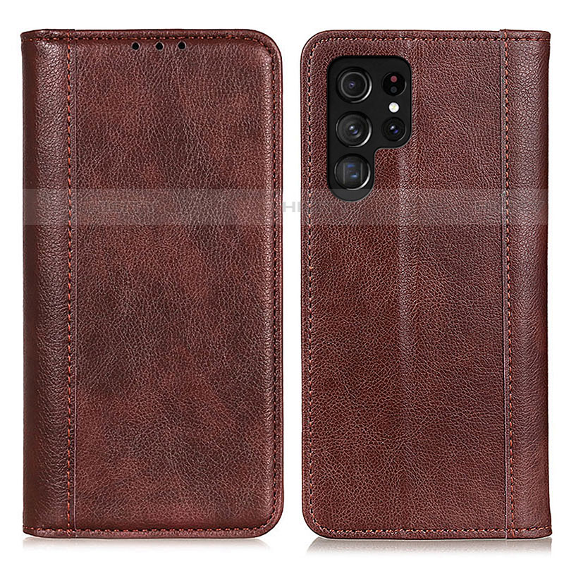 Funda de Cuero Cartera con Soporte Carcasa D03Y para Samsung Galaxy S22 Ultra 5G