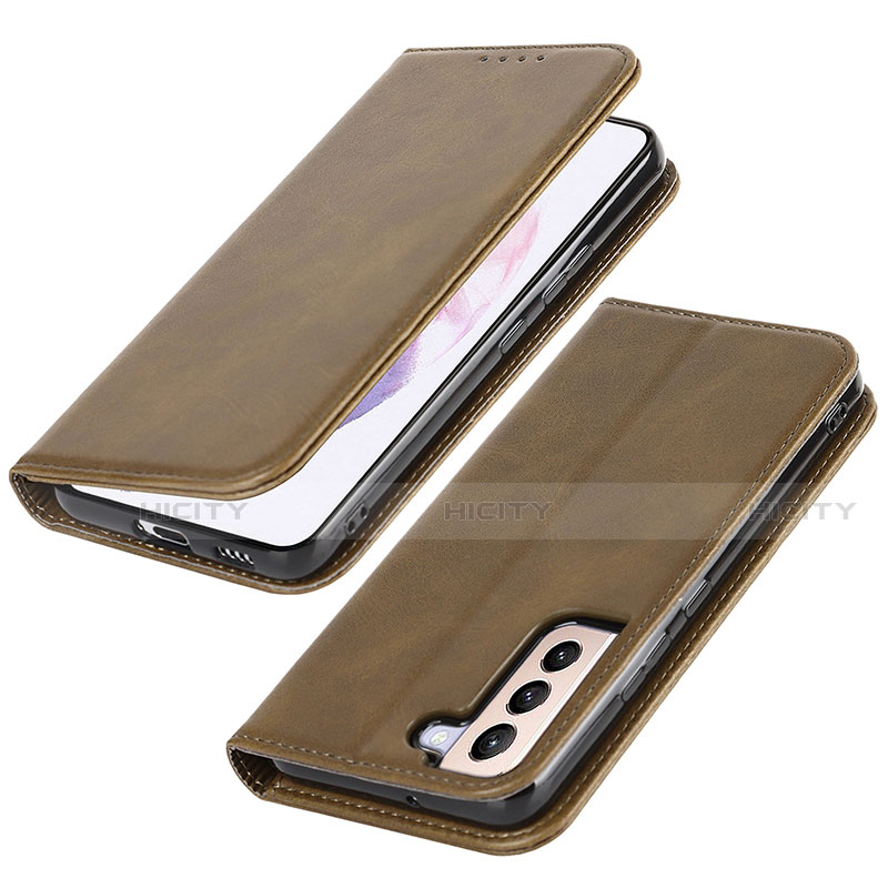 Funda de Cuero Cartera con Soporte Carcasa D04T para Samsung Galaxy S21 5G