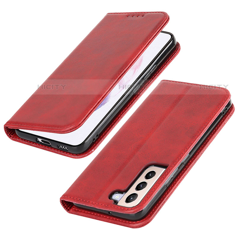 Funda de Cuero Cartera con Soporte Carcasa D04T para Samsung Galaxy S21 Plus 5G