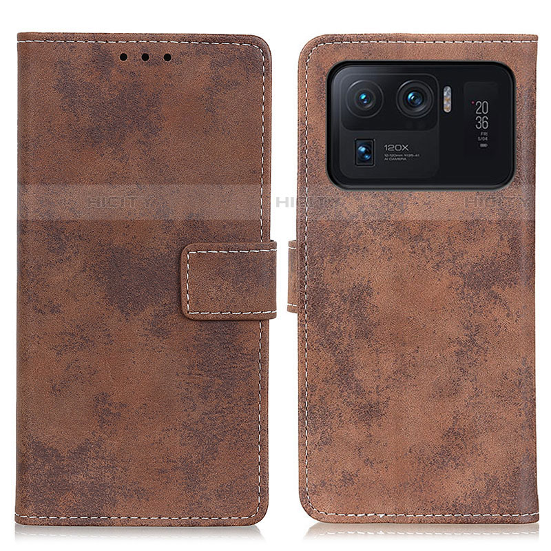 Funda de Cuero Cartera con Soporte Carcasa D05Y para Xiaomi Mi 11 Ultra 5G Marron