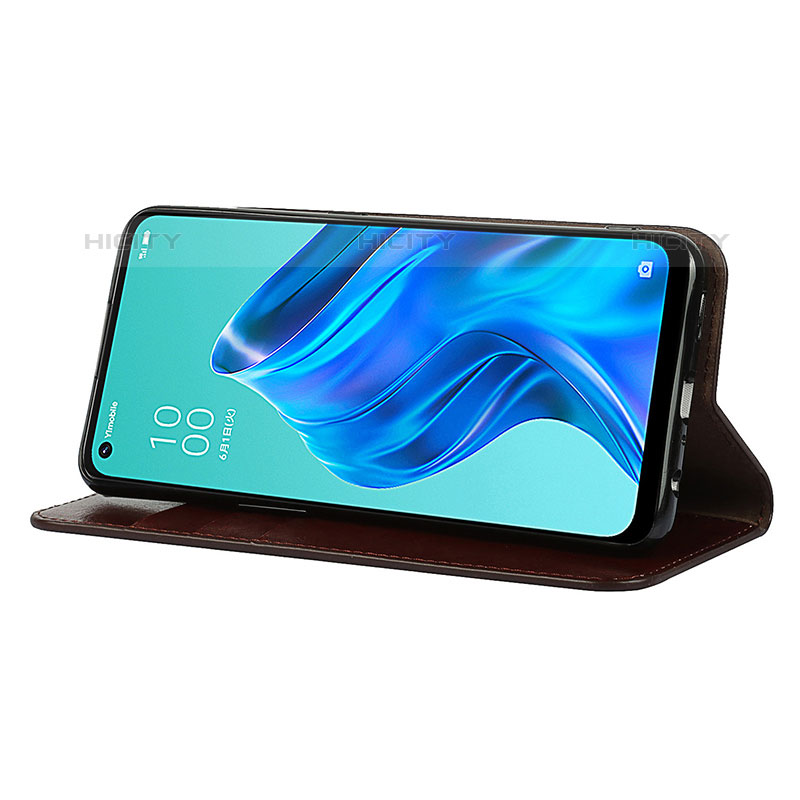 Funda de Cuero Cartera con Soporte Carcasa D07T para Oppo Reno5 A