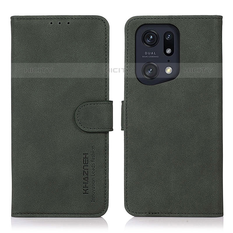 Funda de Cuero Cartera con Soporte Carcasa D08Y para Oppo Find X5 Pro 5G