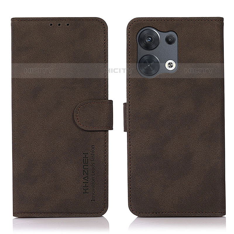 Funda de Cuero Cartera con Soporte Carcasa D08Y para Oppo Reno8 Pro 5G Marron