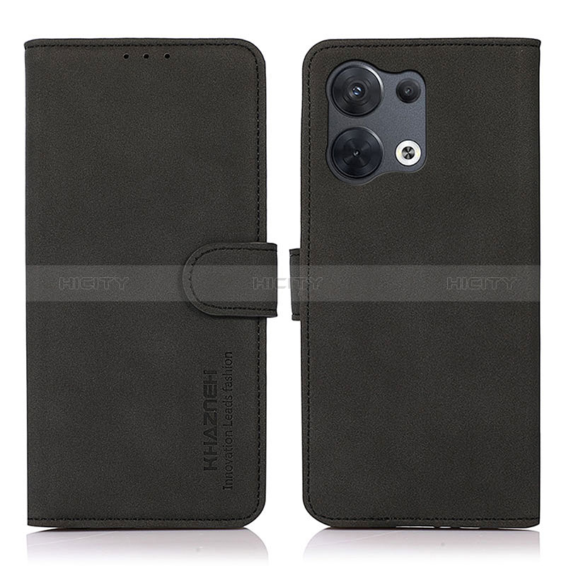 Funda de Cuero Cartera con Soporte Carcasa D08Y para Xiaomi Redmi Note 13 Pro 5G Negro