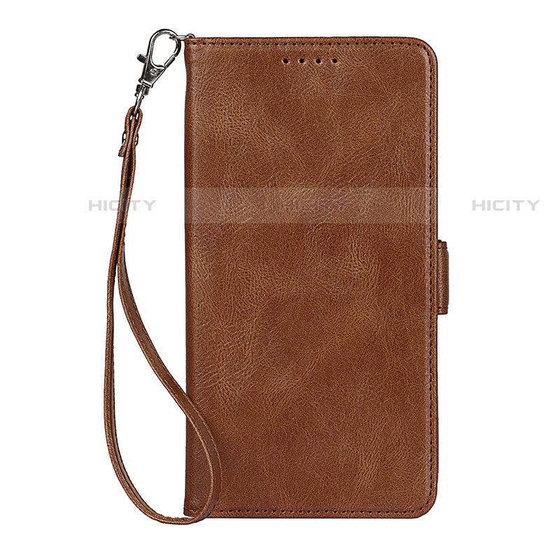 Funda de Cuero Cartera con Soporte Carcasa D09T para Samsung Galaxy S21 Plus 5G Marron