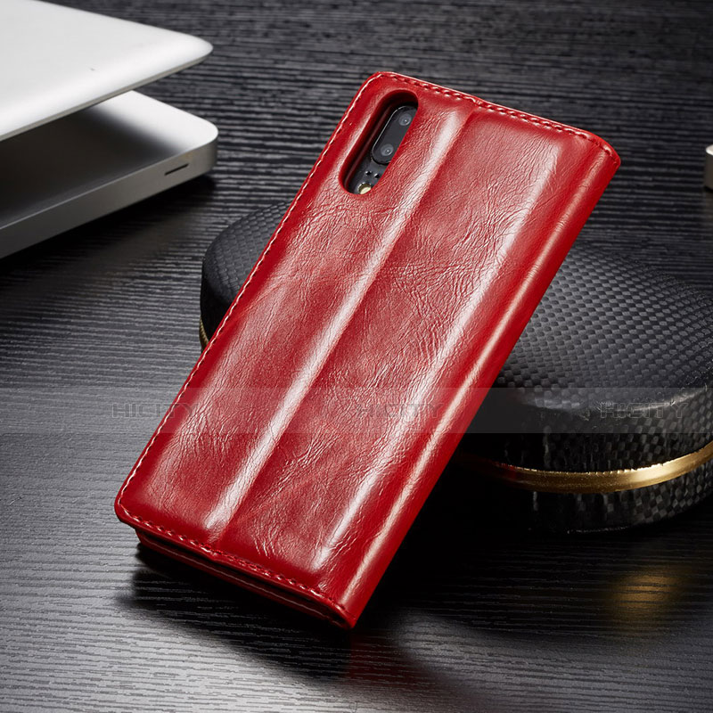 Funda de Cuero Cartera con Soporte Carcasa G01 para Huawei P20