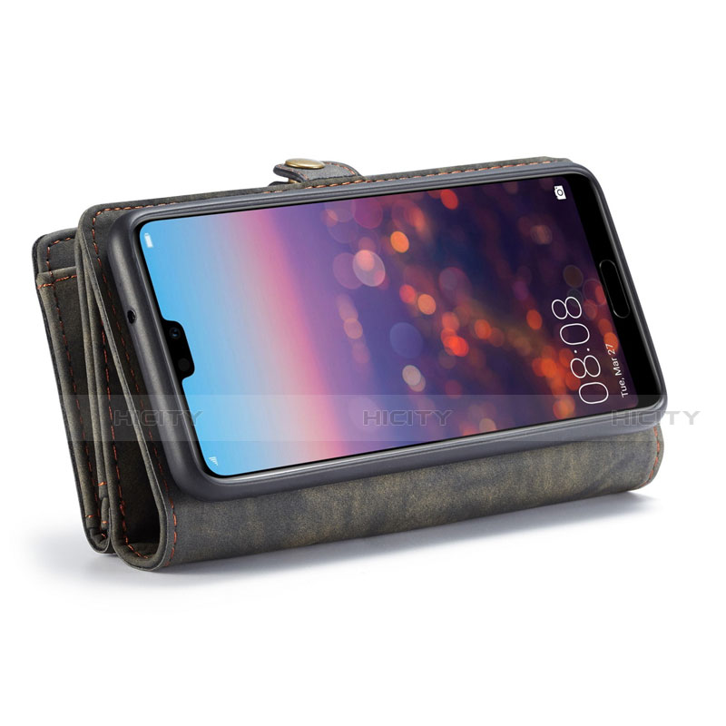 Funda de Cuero Cartera con Soporte Carcasa G02 para Huawei P20