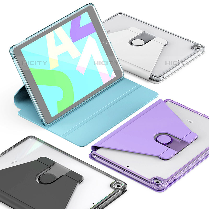 Funda de Cuero Cartera con Soporte Carcasa H01 para Apple iPad 10.2 (2020)