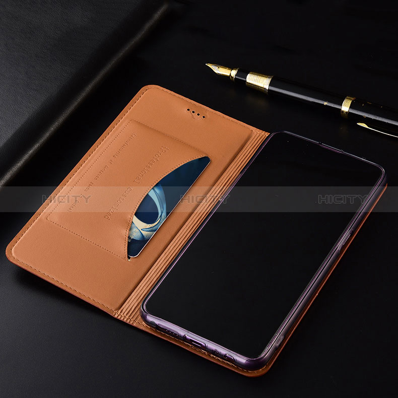 Funda de Cuero Cartera con Soporte Carcasa H01P para Oppo A77 5G