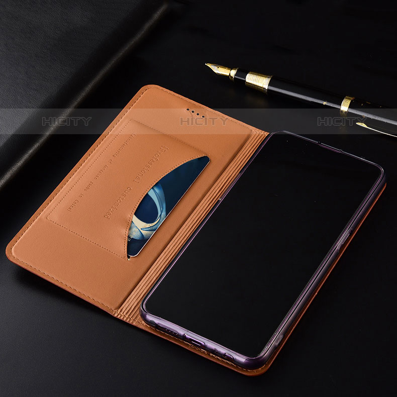 Funda de Cuero Cartera con Soporte Carcasa H01P para Oppo Reno6 Pro 5G India