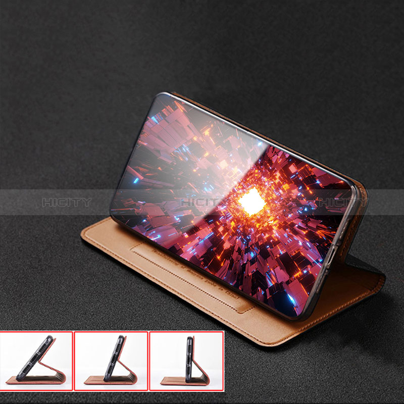 Funda de Cuero Cartera con Soporte Carcasa H01P para Samsung Galaxy M80S