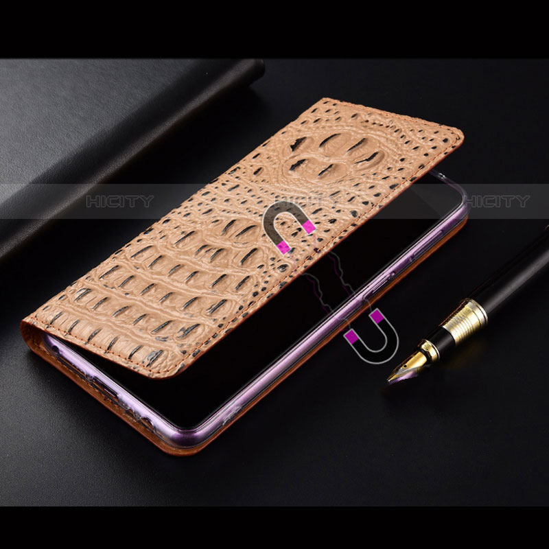 Funda de Cuero Cartera con Soporte Carcasa H01P para Samsung Galaxy S21 Ultra 5G