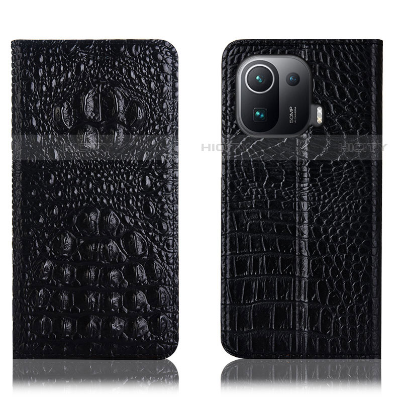 Funda de Cuero Cartera con Soporte Carcasa H01P para Xiaomi Mi 11 Pro 5G