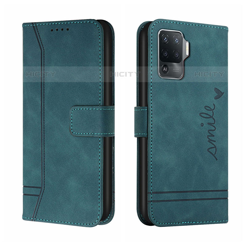 Funda de Cuero Cartera con Soporte Carcasa H01X para Oppo A94 4G