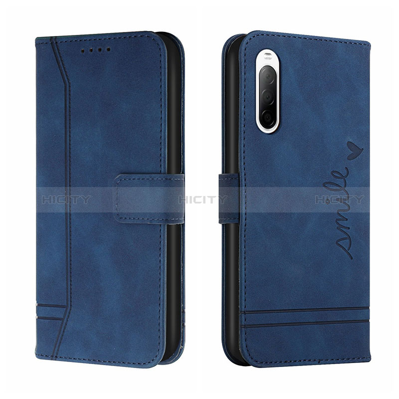 Funda de Cuero Cartera con Soporte Carcasa H01X para Sony Xperia 10 II