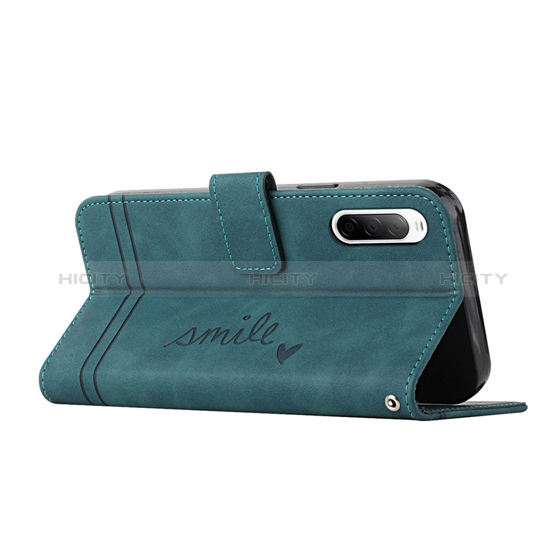 Funda de Cuero Cartera con Soporte Carcasa H01X para Sony Xperia 10 II