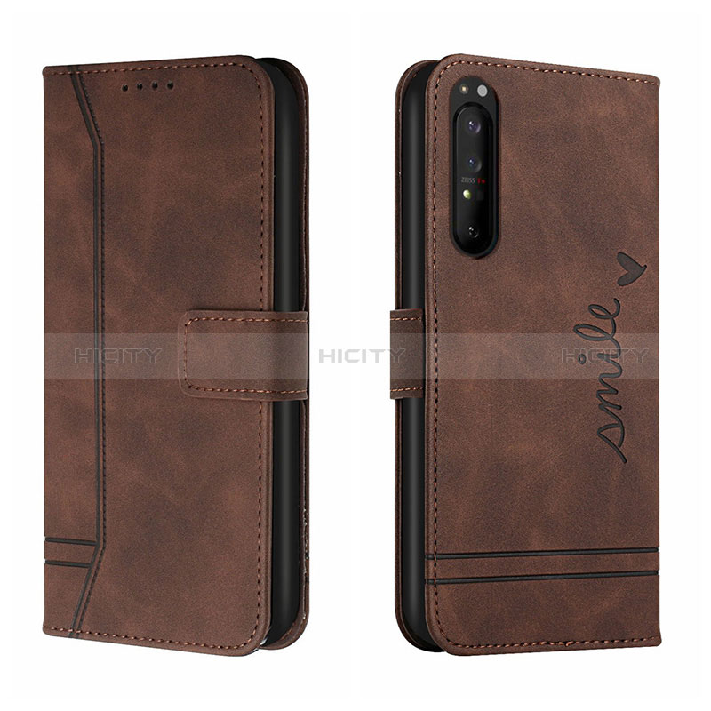 Funda de Cuero Cartera con Soporte Carcasa H01X para Sony Xperia 5 II