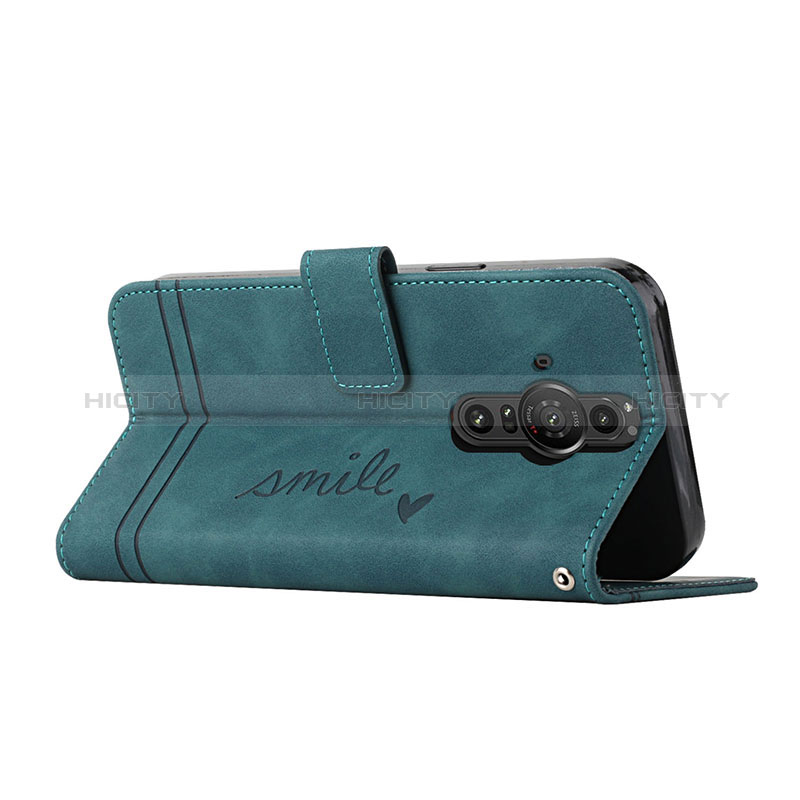 Funda de Cuero Cartera con Soporte Carcasa H01X para Sony Xperia PRO-I