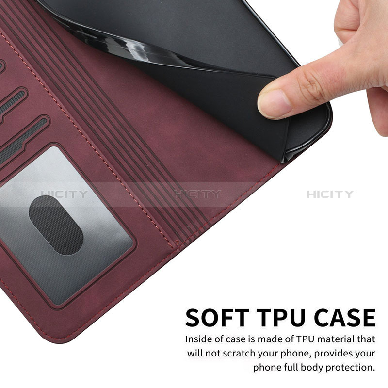 Funda de Cuero Cartera con Soporte Carcasa H01X para Vivo Y12s