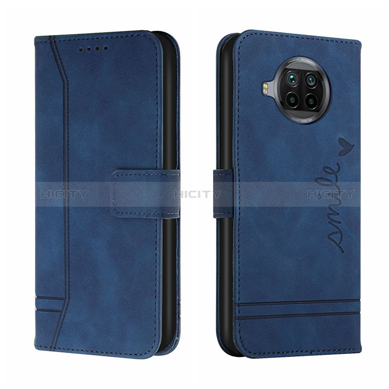 Funda de Cuero Cartera con Soporte Carcasa H01X para Xiaomi Mi 10T Lite 5G Azul