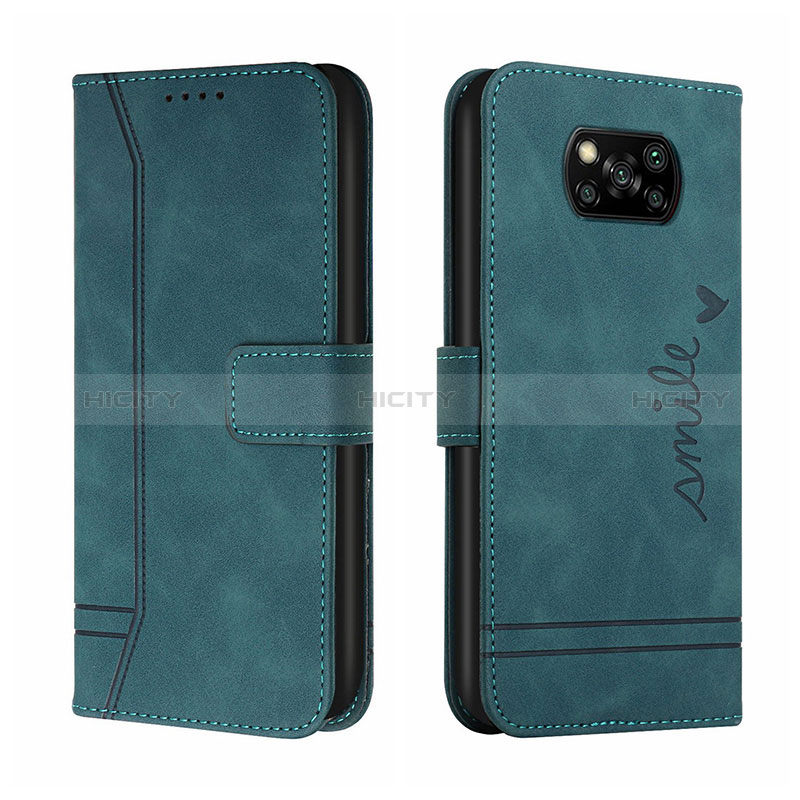 Funda de Cuero Cartera con Soporte Carcasa H01X para Xiaomi Poco X3