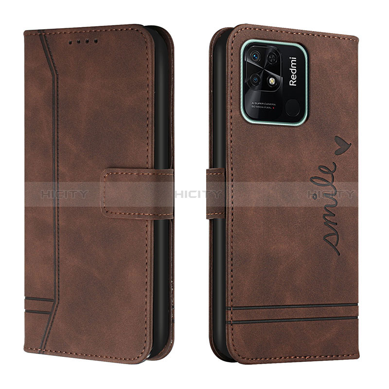 Funda de Cuero Cartera con Soporte Carcasa H01X para Xiaomi Redmi 10 India