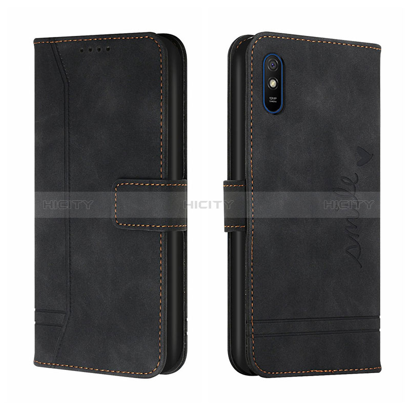 Funda de Cuero Cartera con Soporte Carcasa H01X para Xiaomi Redmi 9AT